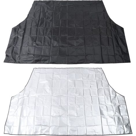 Copertura magnetica per parabrezza auto, 210 x 120 cm, nera, protezione contro neve, ghiaccio e gelo -Crezuo