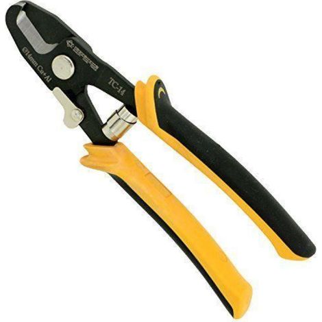 Pince Coupe-Câble - Coupe Câble Jusqu'à 14 mm - Pour Câbles Cuivre Aluminium - Outil Électrique Manuel - 1 Pièce
