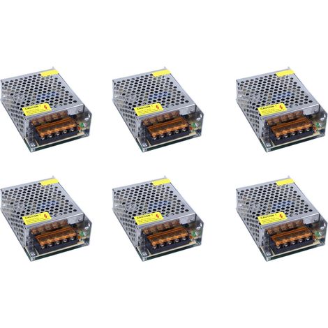 6X AC 110-220V DC 24V 2A 48W Commutateur Transformateur D'Alimentation pour LED Strip Light (1/5)
