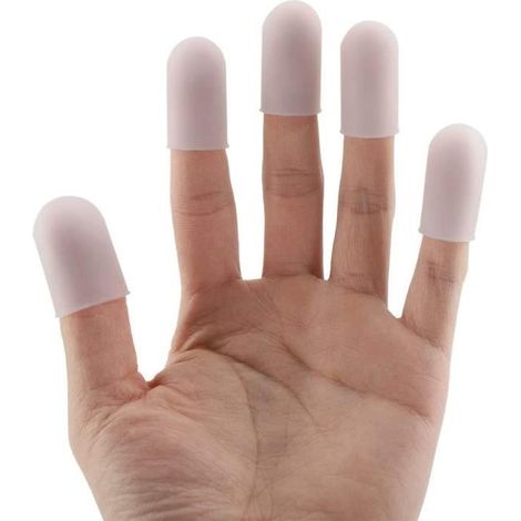 Surpr d'été 5 pcs Silicone Doigt Protecteur Pouces Couverture Gants Du Bout Des Doigts pour La Cuisson À Chaud Cuisson Barbecue,353 (1/4)