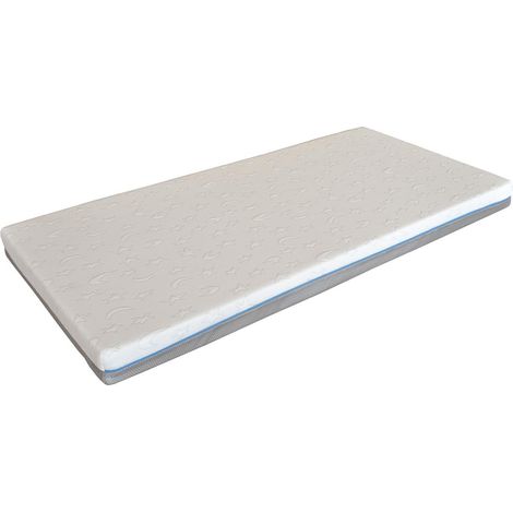 Matelas Bébé "Visco" 60x120cm Blanc