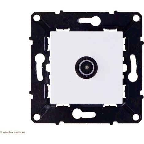 Prise TV Evolution Arnould  Finition: Blanc