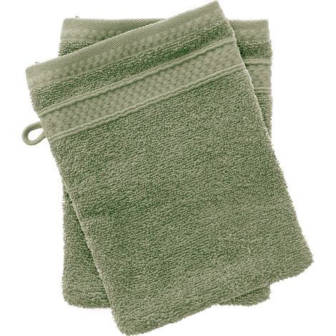 Lot de 2 gants de toilette NAÏA (1/5)