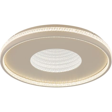 Plafonnier design Shirley brun sable Ø 50,5cm - 48563-40S