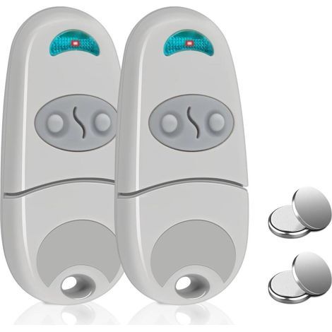 Télécommande portail universelle 433,92 MHz, compatible avec Top 432EE, 432EV, 432NA, 432A, 432M, 432S, T432, 2 canaux (2) (1/5)