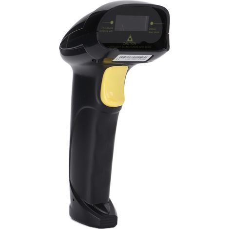 Lecteur de codes-barres filaire laser rapide, stable, sensible, précis et ergonomique, portable, idéal pour les commerces, les magasins et les bibliothèques.