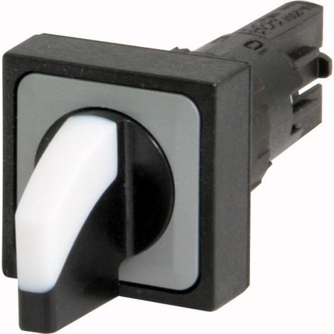 Commutateur rotatif 2 positions blanc à rappel EATON Q25WK1