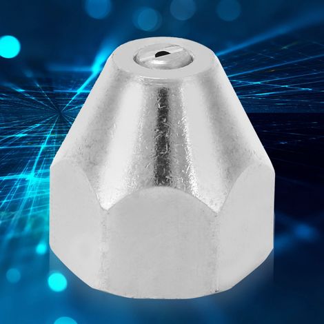 Buse de nettoyage de tuyau, angle de 25°, type éventail, en acier inoxydable 304, filetage femelle M14, kit de remplacement, 1,2 mm (1/5)