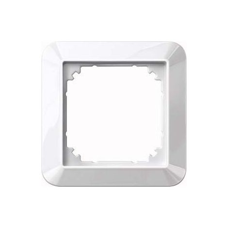 MERTEN 389119 CADRE DE 1 M, 1 COMPARTIMENT, BLANC POLAIRE BRILLANT LOT DE 10