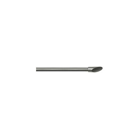 6 x BASTONE METALLO D 20/19 120/210CM TRONCHETTO NICHEL