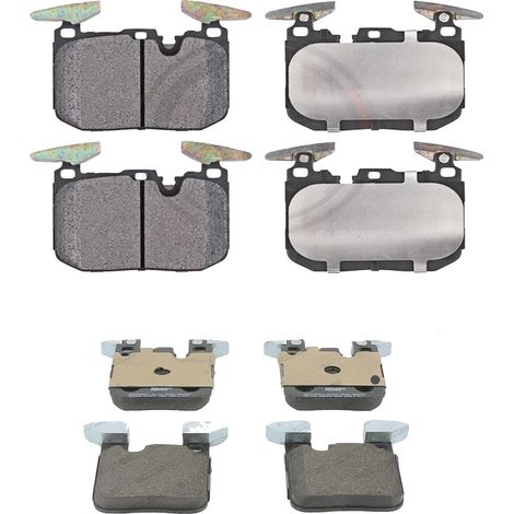 KIT PASTIGLIE FRENO ANTERIORI E POSTERIORI compatibile con BMW 4 (F33,,F83,F32,F82,F36) / PASTIGLIE FRENANTI AUTO OEM FDB4394 FDB4662 FDB4611,FDB4670 FDB4663 / SOSTITUZIONE DIRETTA / BASSA POLVERE / S
