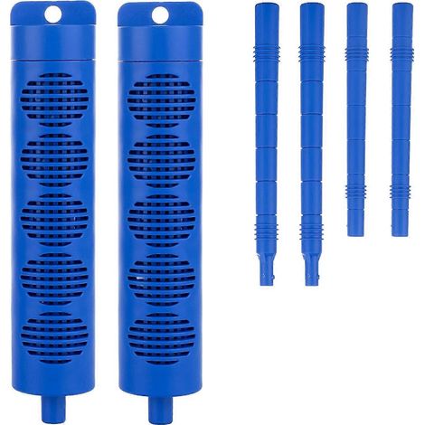 Filtre d'évier en plastique, pratique, réutilisable, convient aux baignoires, spas et petites piscines, bleu. (1/5)