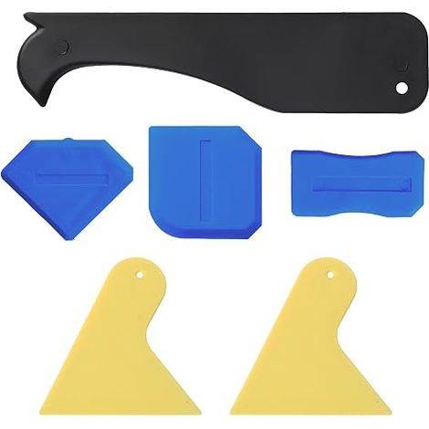 6 Silicone Seal Straightener Kit, Reusable Caulking Tools, Caulking Tool, Gasket Straightening Instrument Kit (1/5)