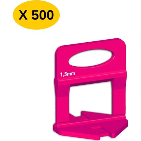 Croisillons à cale autonivelante 1,5 mm – 500 clips – SHAFFER PRO (1/4)