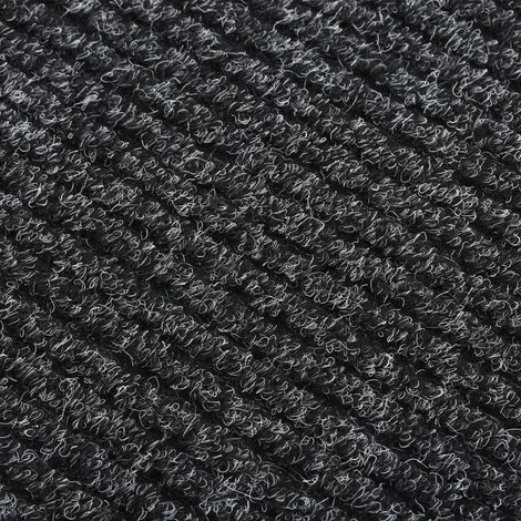 vidaXL Tappeto Corsia Acchiappa Polvere 100x250 cm Antracite