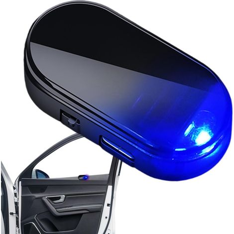 Lampe de poche pour alarme voiture, charge solaire, anti-vol – (1/5)