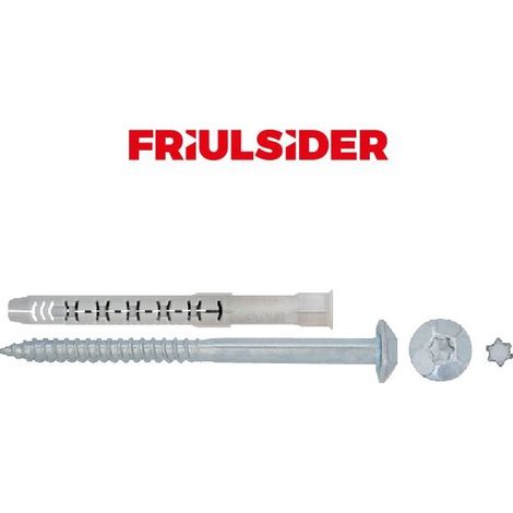 FRIULSIDER FM-X5 SAFER TASSELLO PROLUNGATO PER SERRAMENTI ANTI-INTRUSIONE TORX - 10x100/30
