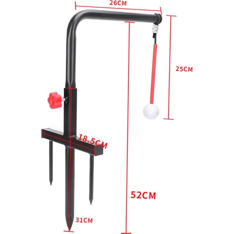 Entraîneur de swing portable professionnel - Outil d'entraînement à la balle, au chipping et à la frappe (1/5)
