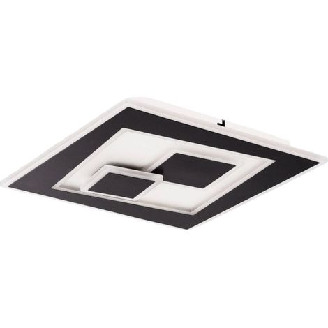 Plafoniera geometrica quadrata 37cm nero/bianco LED 36W Zuma Line (1/2)