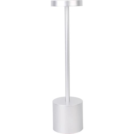 Kabellose Schreibtischlampe mit 1800-mAh-Akku, Metall/PC, 34 cm, Schwarz/Silber/Gold/Khaki, 3-Farben-Touch-Steuerung, 360°-Weichlicht, 1 Lampe (1/5)