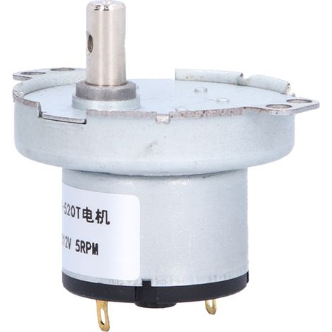 Moteur synchrone JS‑520T, engrenage DC 12V 5 tours/min, robuste et fiable pour appareils électroniques (1/5)
