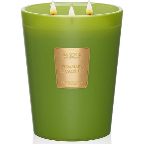 Duftkerze Rosmarin Eukalyptus Glas 150H 990g Rosmarin & Eukalyptus (1/5)