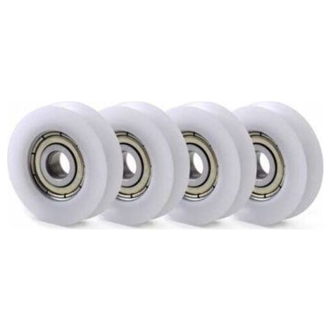 10 PCS U Nylon en Plastique intgr 608 roulements Billes de Gorge 6 30 10mm Poulie de Guidage (1/4)