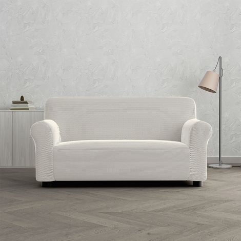 Sogni e Capricci Copridivano Bielastico, Fashionable, Panna, 2 Posti (1/4)