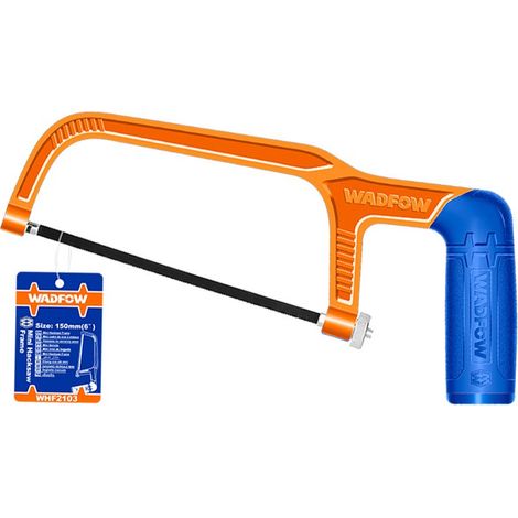 Arco de sierra junior reforzado 150 mm WADFOW, compacto, ligero y duradero para metales, WADFOW