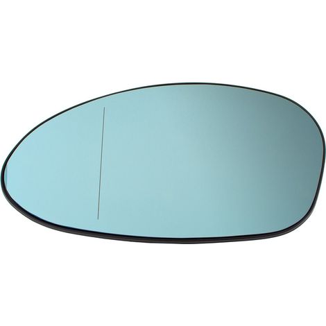 BMW Serie 1 E81 E82 E87 E88 04-13, inserto de espejo retrovisor calefactable azul izquierdo (1/5)