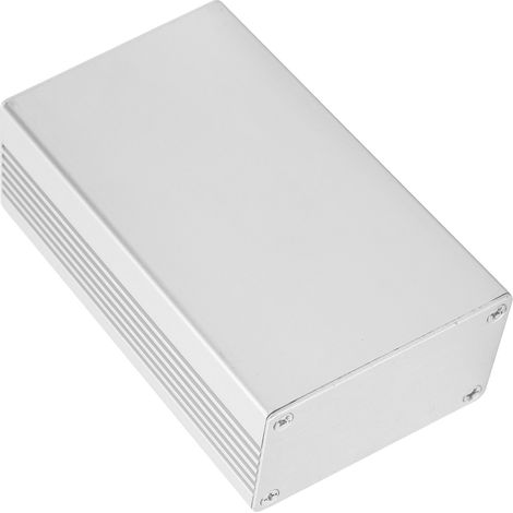 Aluminiumgehäuse mit integrierter Anschlussdose, grau (1/5)