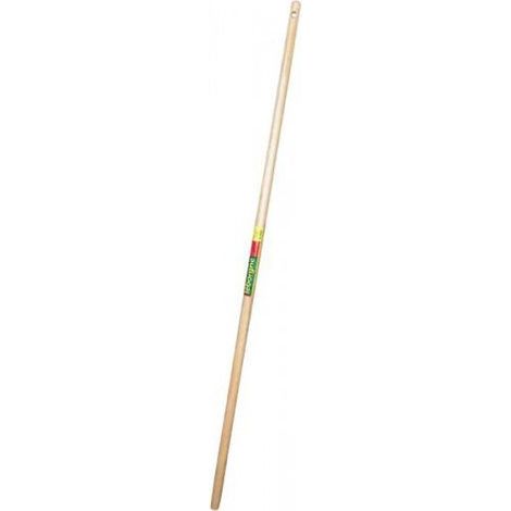 Manche de rechange en bois certifié PEFC 100% pour balais, grattoirs et râteaux - 150 cm - Leborgne (1/6)