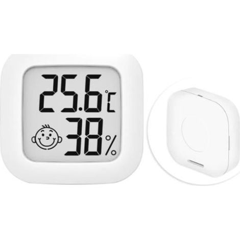 Thermomètre hygromètre - Mini - Portable - Mesure température et humidité - Écran LCD - Compact (1/4)