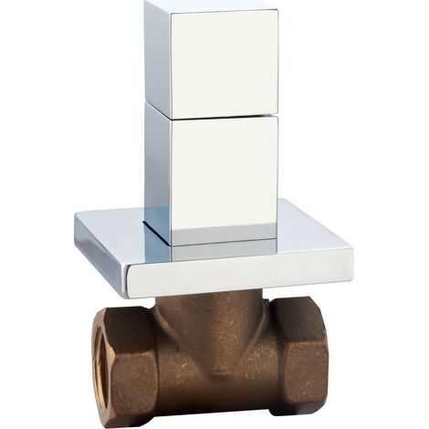 Absperrventil Unterputzventil Wandventil Eckventil Messing 1/2" quadratisch Absperrventil Unterputzventil Wandventil Eckventil Messing 1/2" quadratisch (1/2)