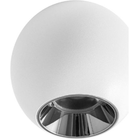 Plafoniera moderna gea led gpl390 led alluminio bianco