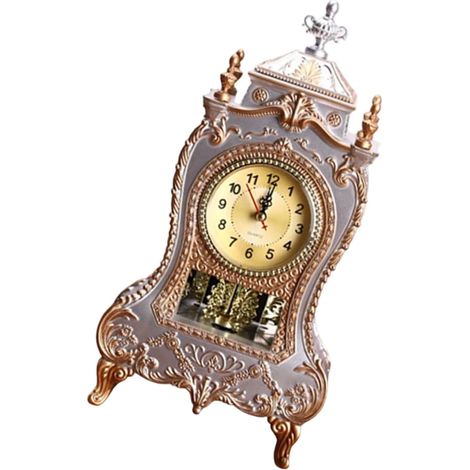 Europäische Kaminuhr mit Glockenspiel – automatische Musik – dekorative Uhr – Büro/Wohnzimmer