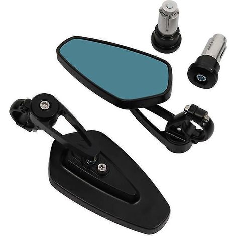 Compatible avec les rétroviseurs/rétroviseurs latéraux/rétroviseurs d'extrémité de guidon pour les motos R3, R6, FZ6, MT07, MT09, MT 09, XSR900, XMAX 300 et Tenere 700. (1/5)