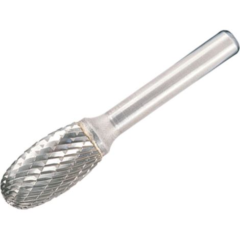 Solid Carbide Bright Rotary Burr Oval 12.7mm x 6mm DOR8091276 (1/2)