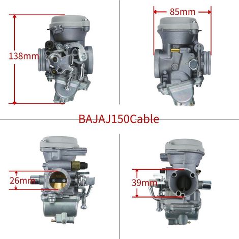 Carburateur de moto BAJAJ150 compatible avec câble TVS PULSAR150 Rouser150 (1/4)