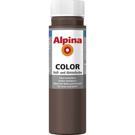 Alpina Color Abtönfarbe choco brown 250 ml Abtönfarbe (1/3)