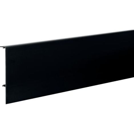 Couvercle pour plinthe SL15100 noir HAGER SL1510029011