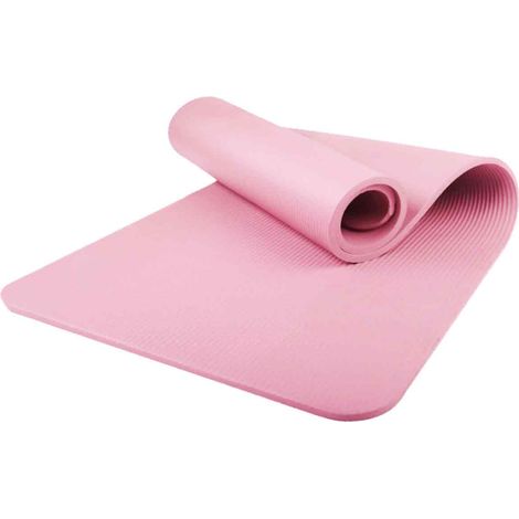 Tapis de yoga NBR épais pour débutants, antidérapant, pour femmes, corde à sauter, tapis de danse et de fitness élargi pour hommes et femmes, tapis de sol pour le yoga (1/5)