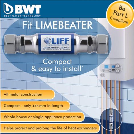 FLI LBC222V2 Inibitore della Bilancia elettrolitica a Compressione di Calce Beater, Finitura cromata (1/5)