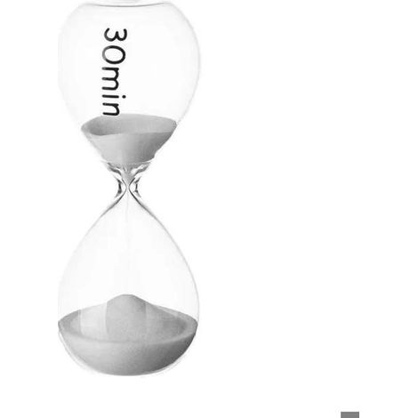 30-Minuten-Küchensanduhr – Weißer Sand (1/2)