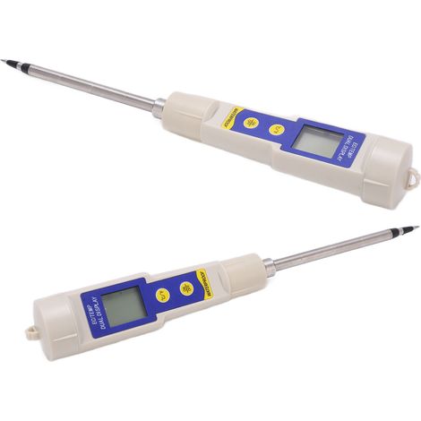 EC-315 Leitfähigkeitsmessgerät (EC) für Gartenbauböden: Anzeige der Messwerte, elektronischer Analysator, Leitfähigkeitsdetektor und Messgerät. (1/5)