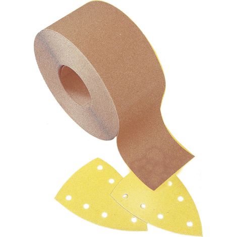 Rouleau de papier de verre INTERFLEX, grain 60, 120 mm x 25 m, pour une finition parfaite