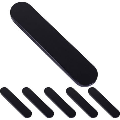 Trousse Portable en Étain Noir Intérieur en Éponge, Organiseur de Stylos Multifonction à Charnière pour Ranger Crayons et Stylos, pour Cartable Scolaire (1/5)