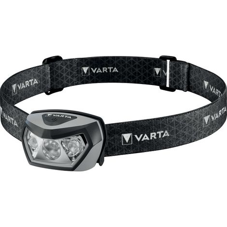 Varta 18650 101 401 linterna Negro Linterna con cinta para cabeza LED