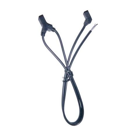 Wallair N40985 cable de conexión negro para ventiladores