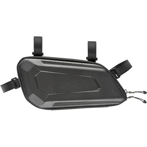Sacoche à outils triangulaire latérale pour moto, coque rigide en EVA, sacoche de rangement pour moto, sacoche arrière résistante à l'eau, 1 pièce, noire (gauche). (1/5)